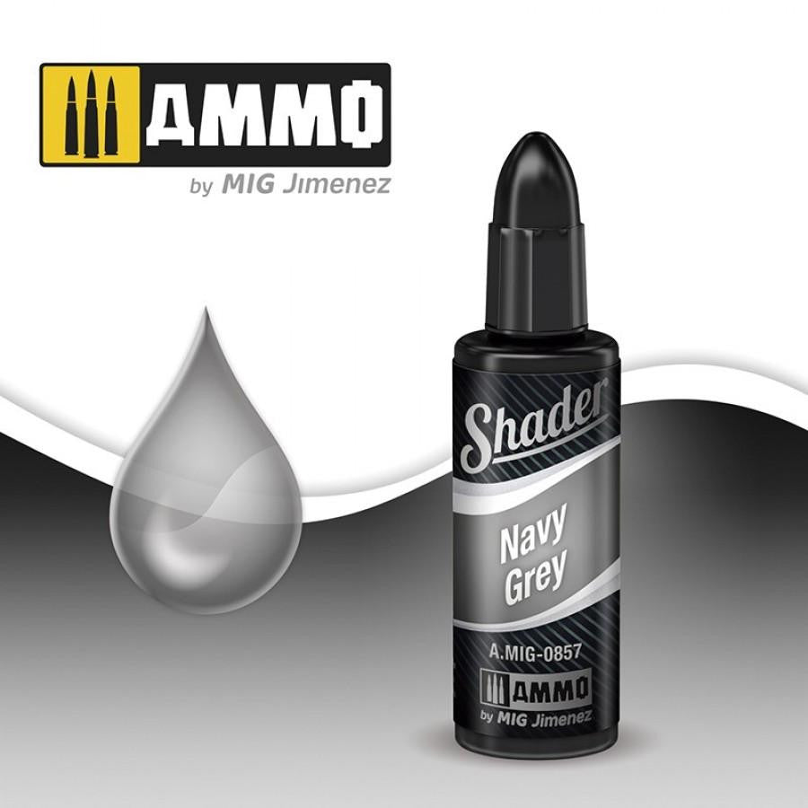 MiG Ammo Shader Navy Grey MIG0857